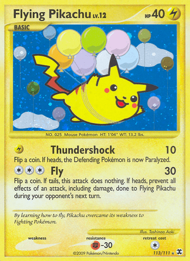 Pikachu volant Niv. 12